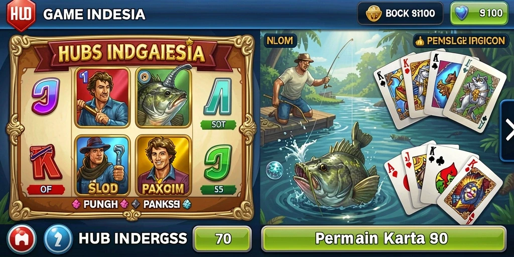 Momen seru saat menyelesaikan tantangan dalam permainan.