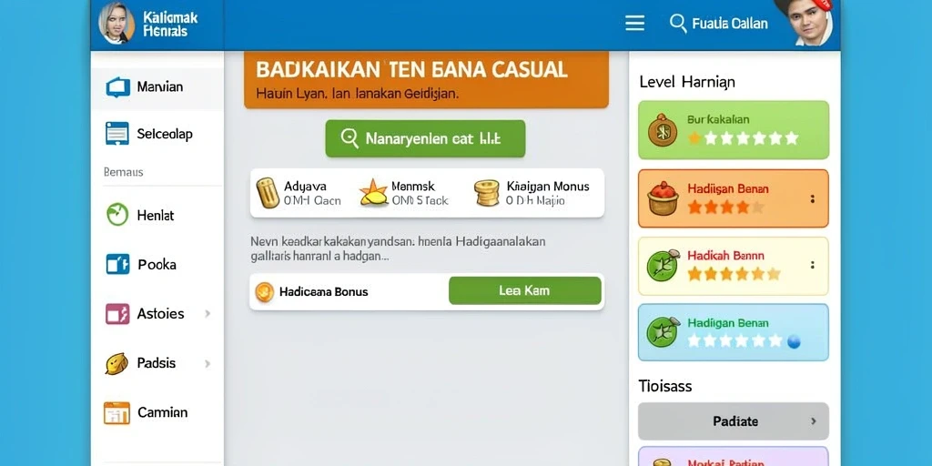 Fitur interaksi sosial yang menarik.