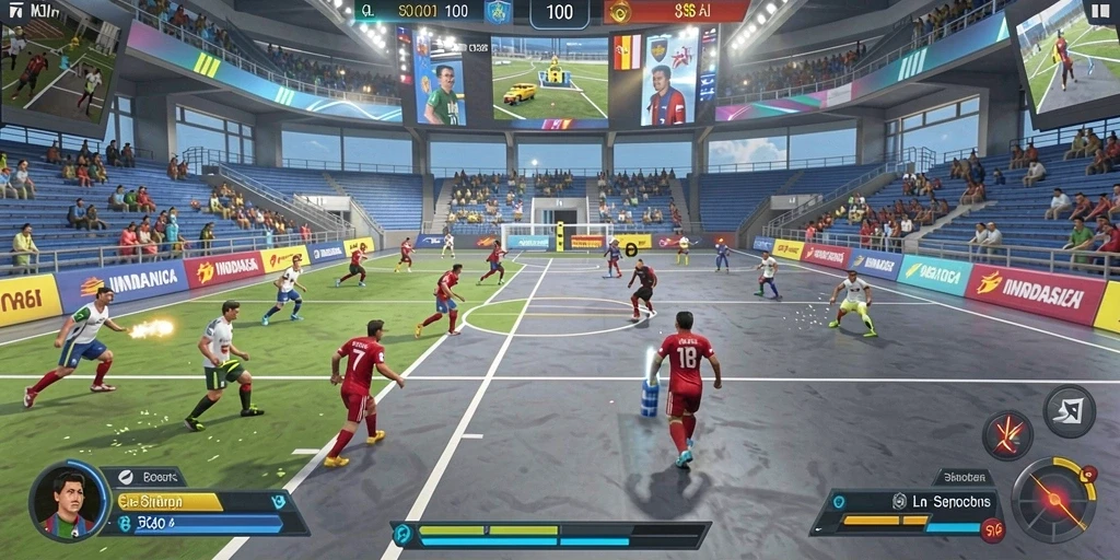 Fitur live chat yang membuat interaksi antar pemain lebih hidup.