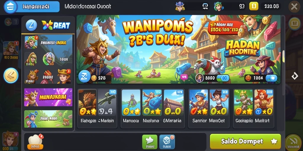 Screenshot ketiga menampilkan suasana seru saat bertanding.