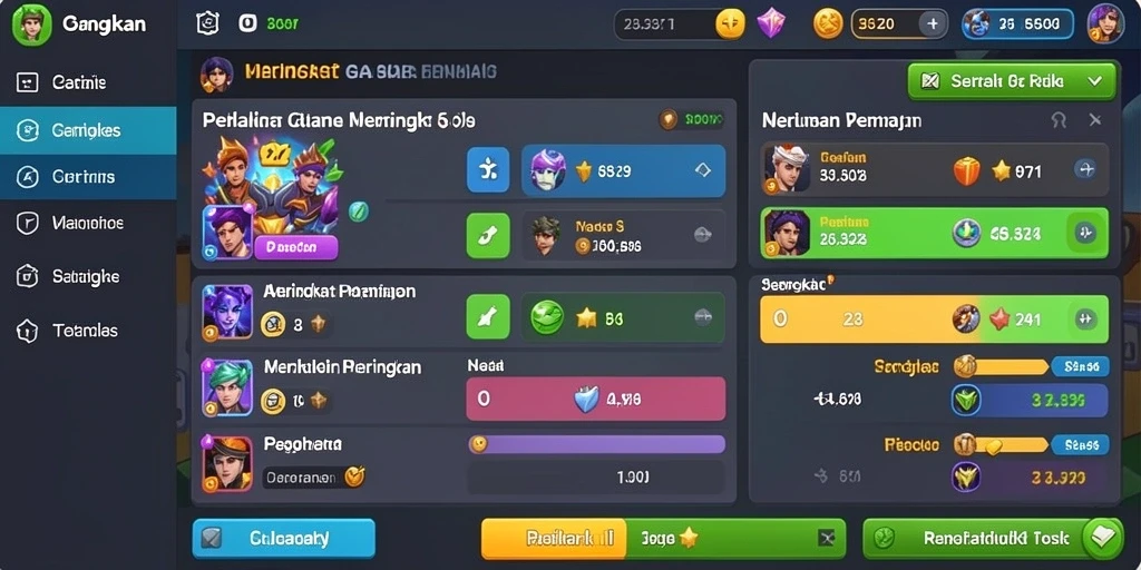 Fitur sosial untuk berinteraksi dengan pemain lain secara real-time.