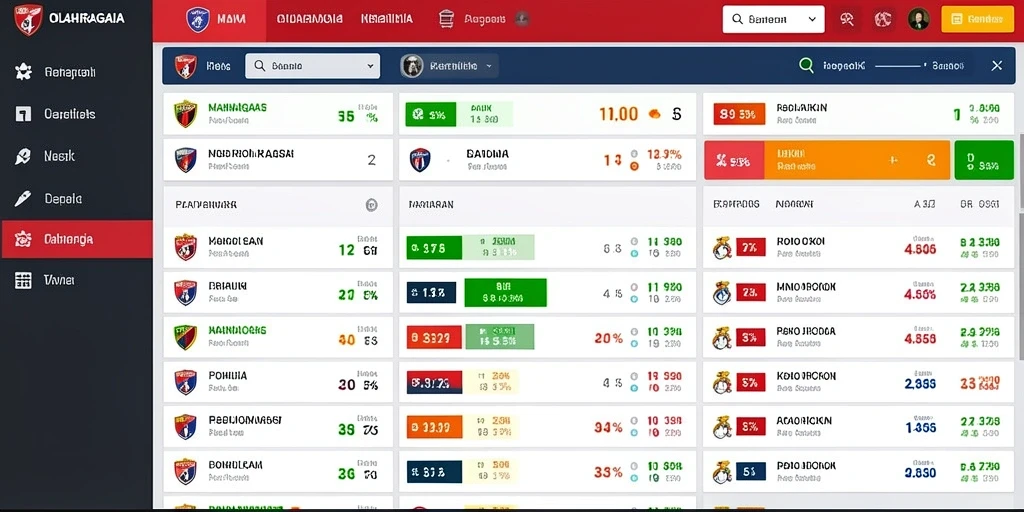 Penampilan leaderboard yang menampilkan peringkat pemain.